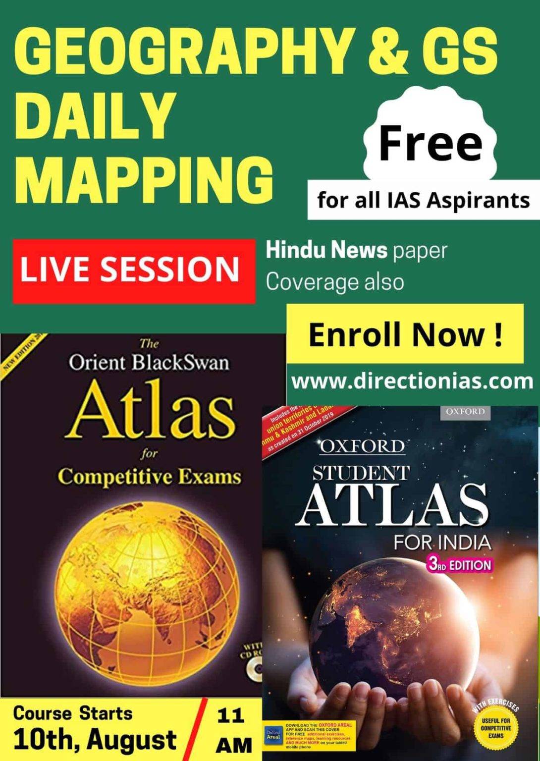 GS – Geography Mapping Classes India & World