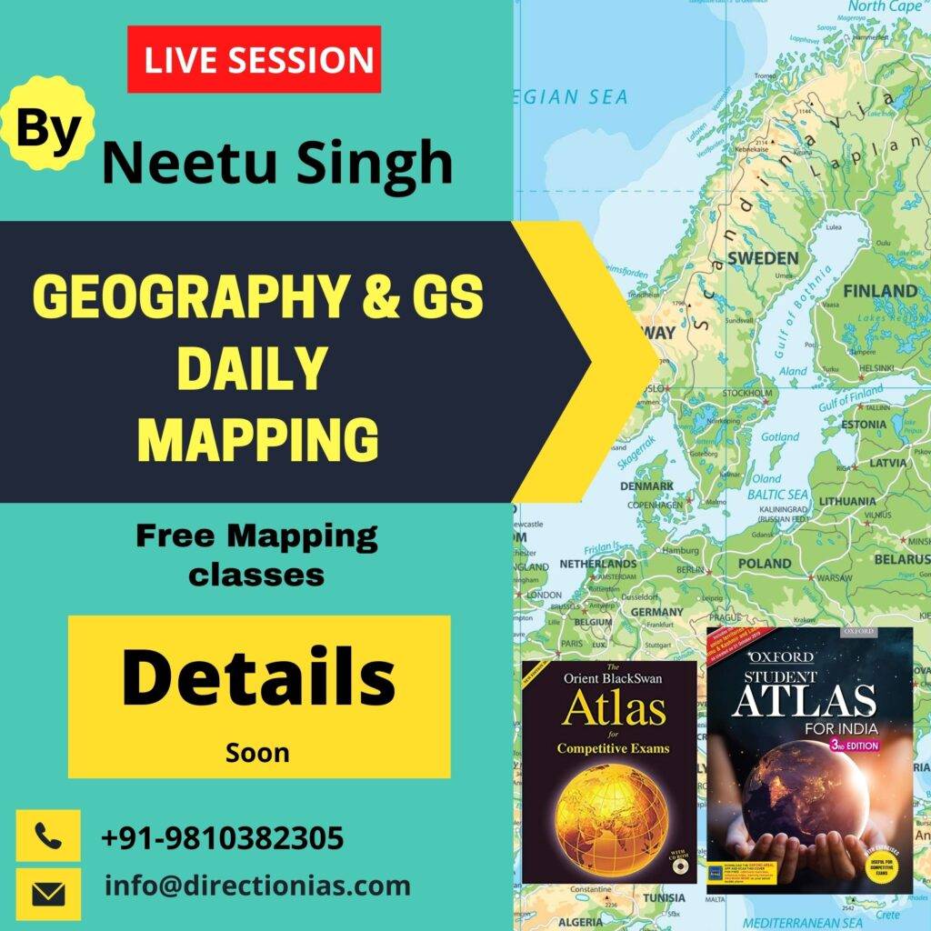 UPSC Geography Optional Map Practice