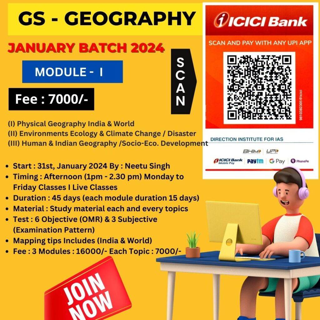 GS - Geography Prelims 2024